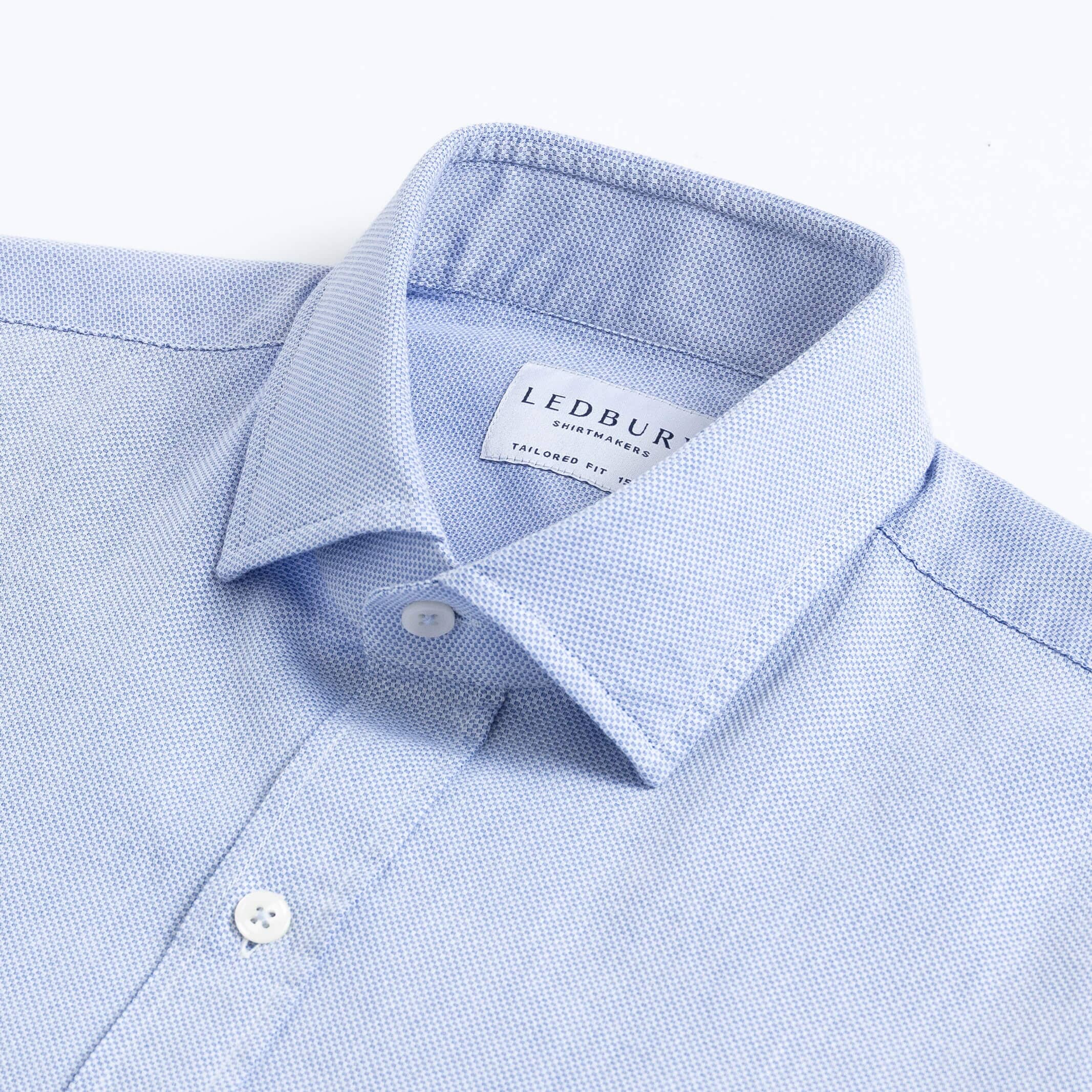 The Blue Caven Dobby Soft Shirt Dress Shirt- Ledbury