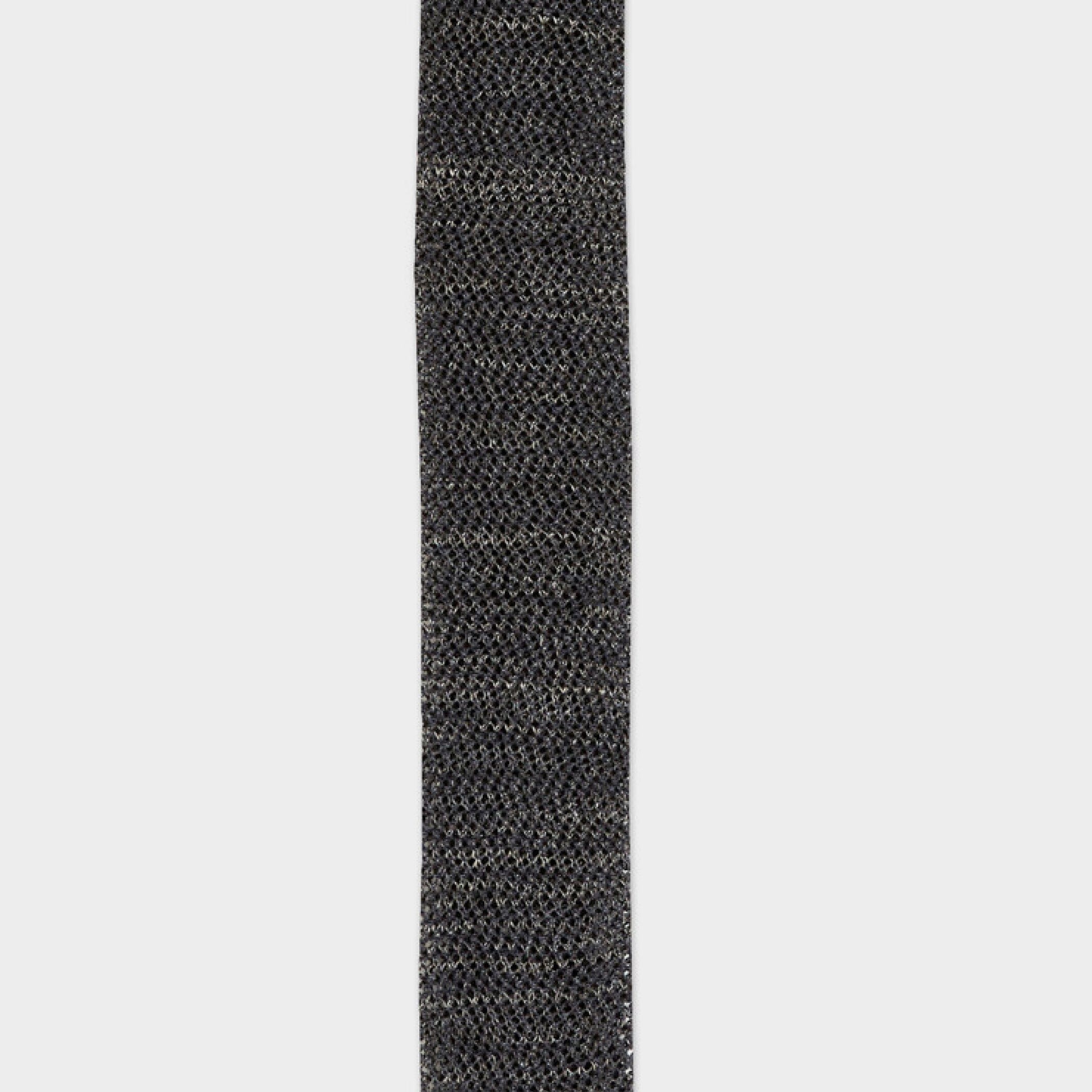 The Charcoal Woodmere Knit Tie Tie- Ledbury
