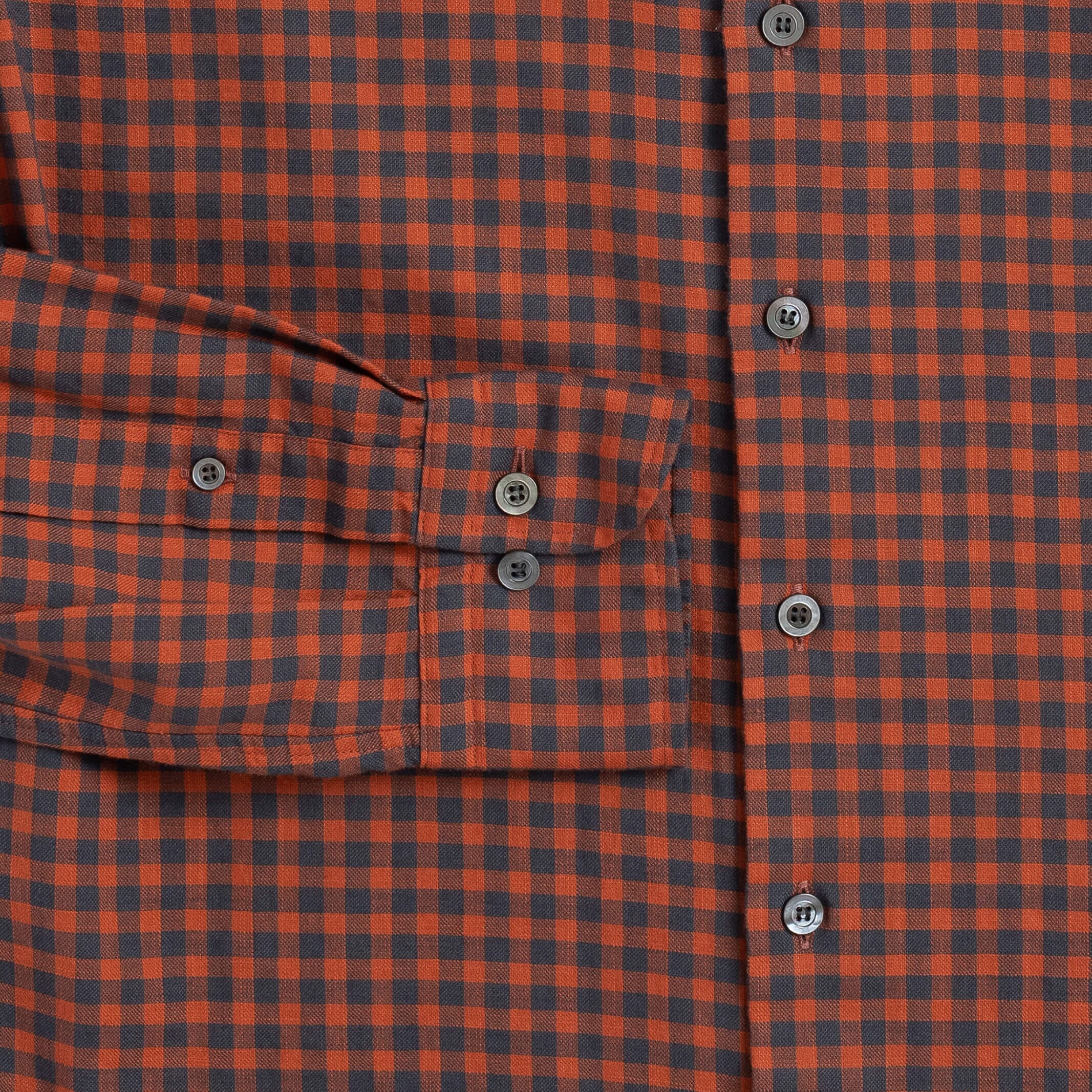 The Pumpkin Farwell Gingham Custom Shirt Custom Casual Shirt- Ledbury
