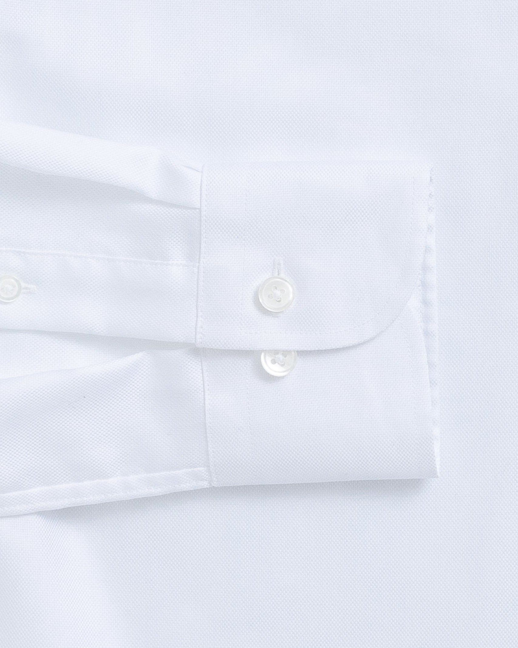 The White George Royal Oxford Custom Shirt Custom Dress Shirt- Ledbury