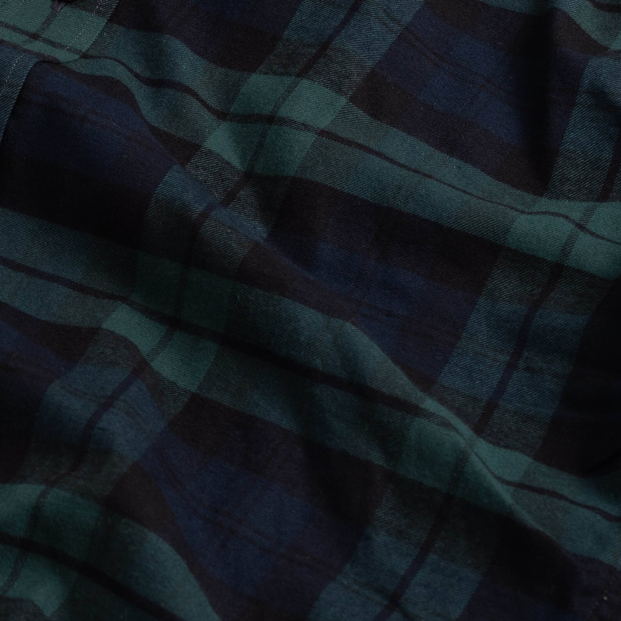 The Navy Gibbs Flannel Custom Shirt Custom Casual Shirt- Ledbury