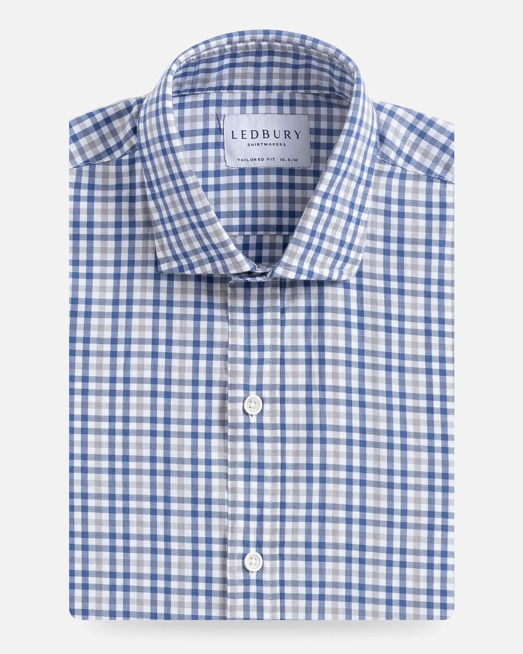The Blue Ginby Twill Dress Shirt Dress Shirt- Ledbury
