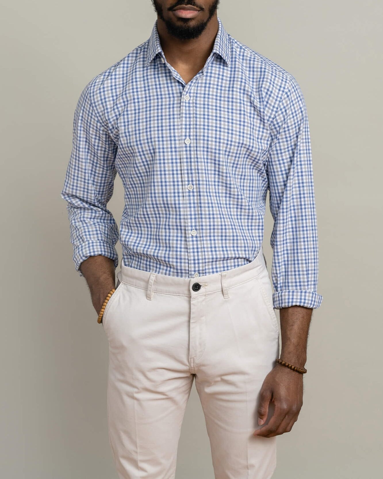 The Blue Ginby Twill Dress Shirt Dress Shirt- Ledbury