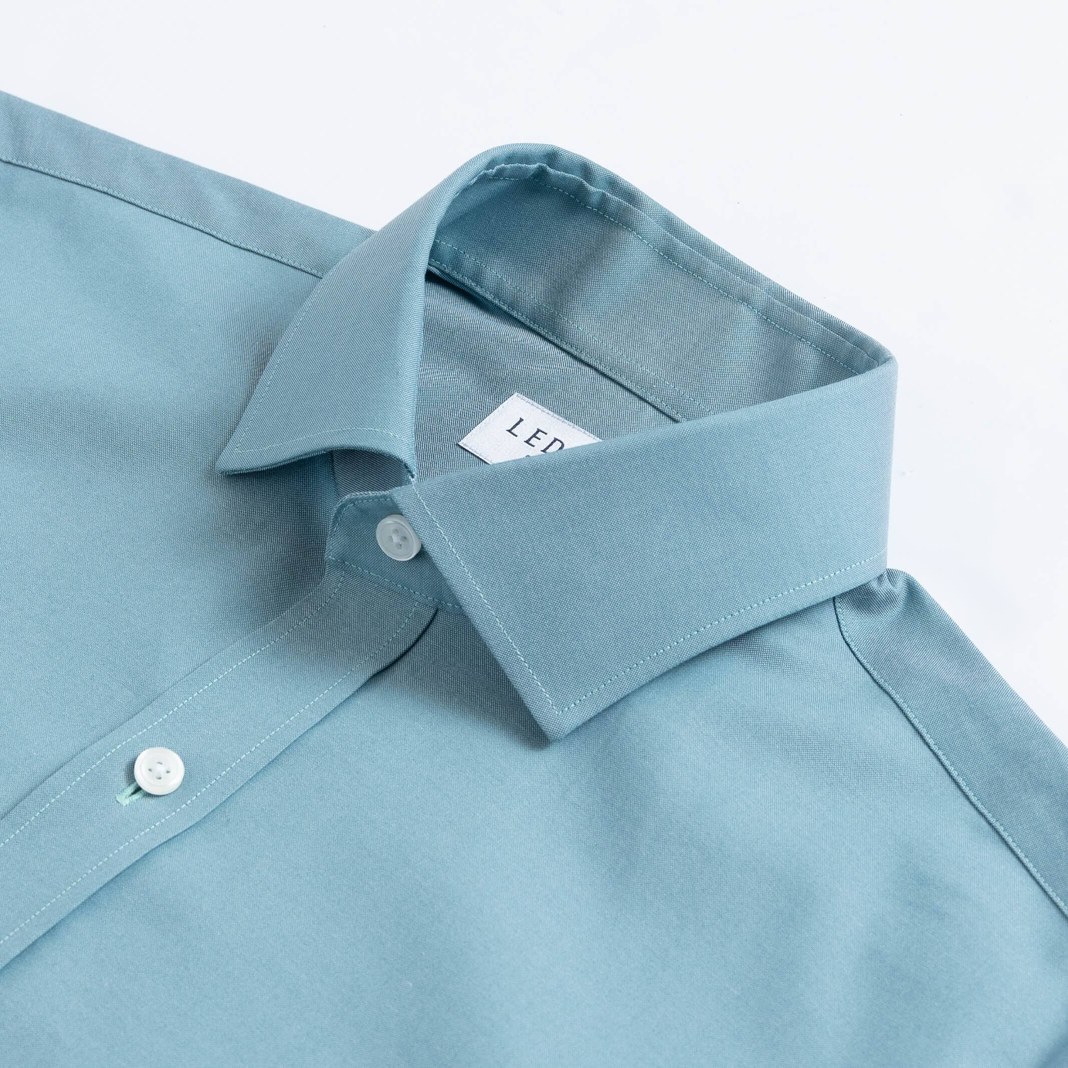 The Sage Harrison Pinpoint Oxford Custom Shirt Custom Dress Shirt- Ledbury