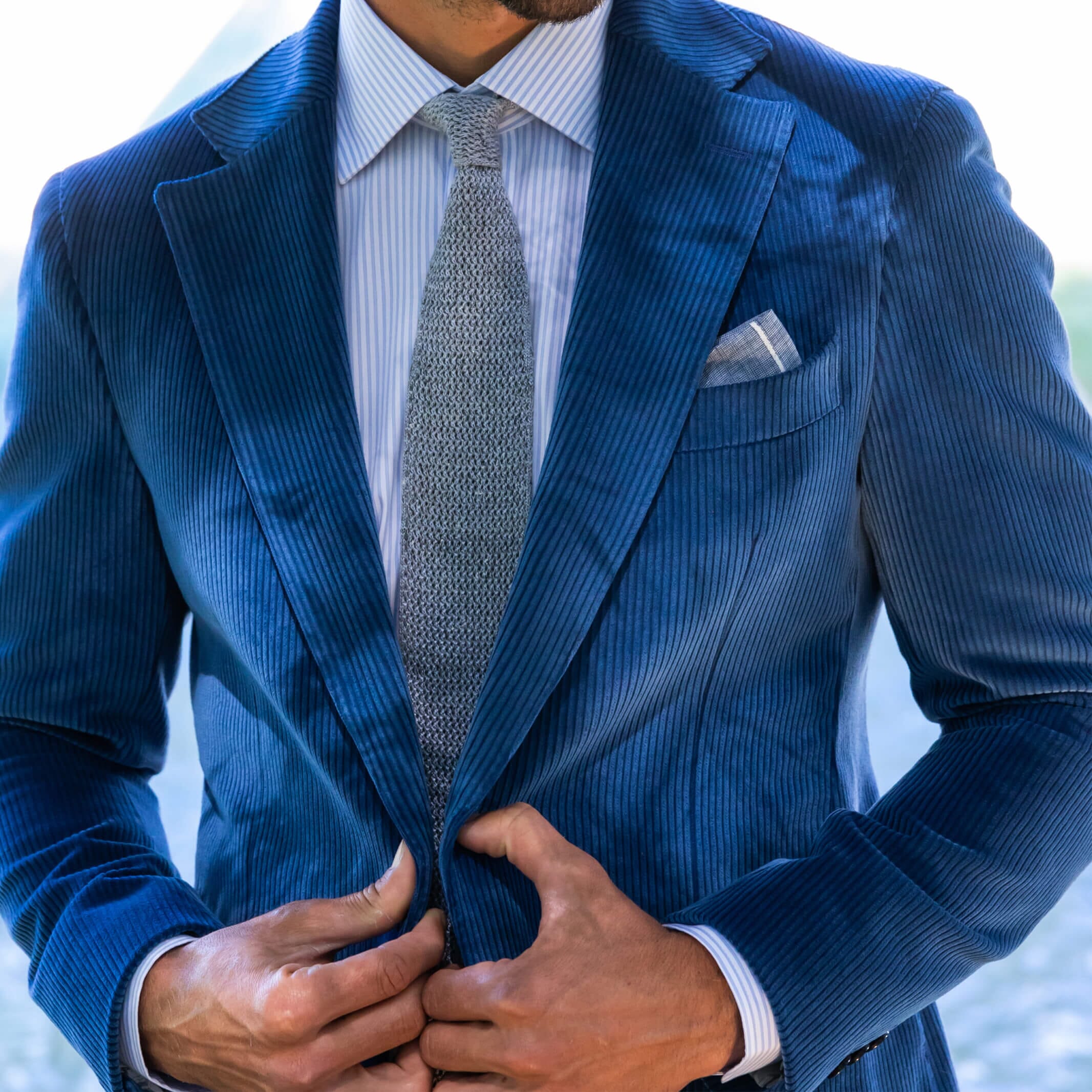 The Deep Blue Haydens Corduroy Sport Coat Sport Coat- Ledbury