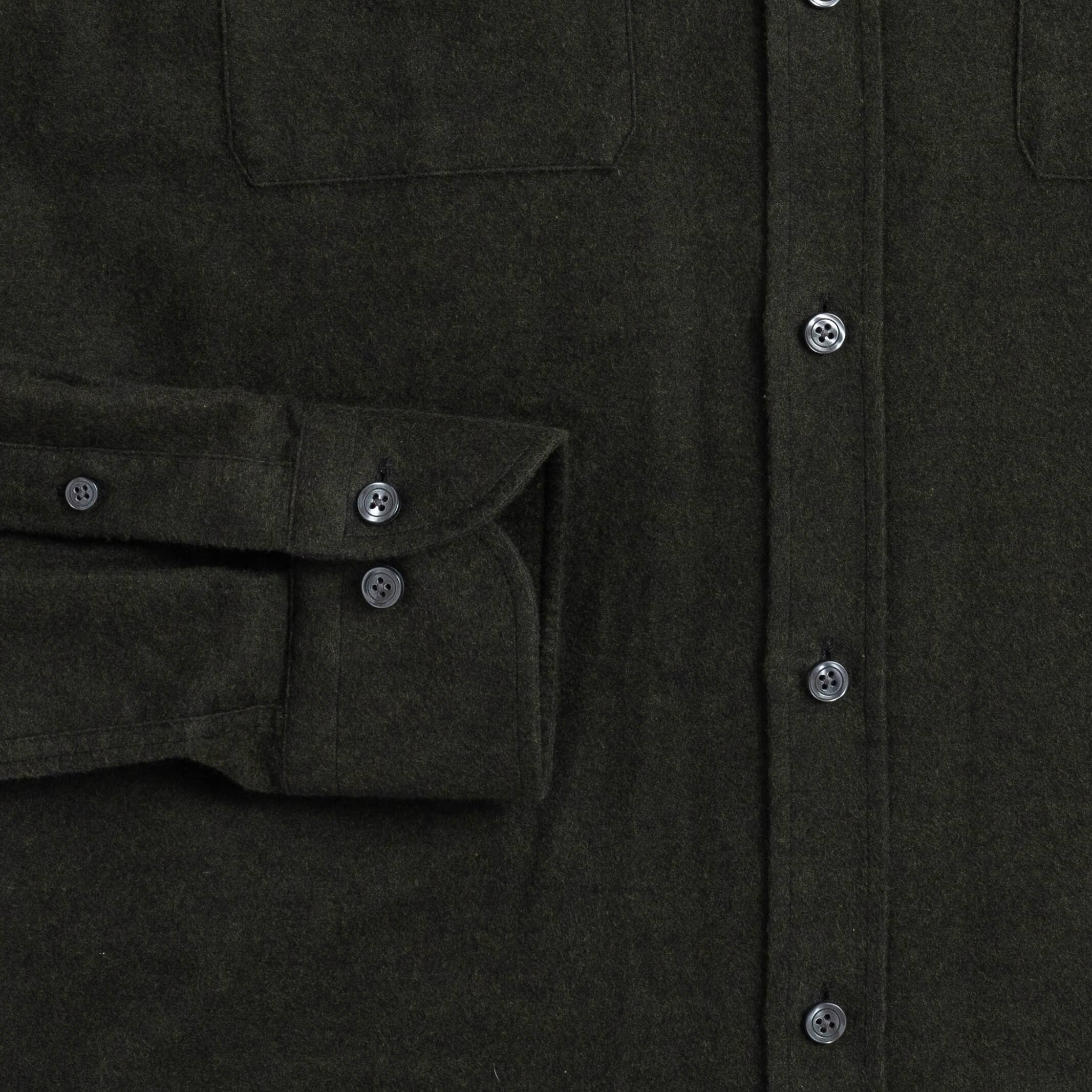 The Loden Heather Heyming Flannel Custom Shirt Custom Casual Shirt- Ledbury