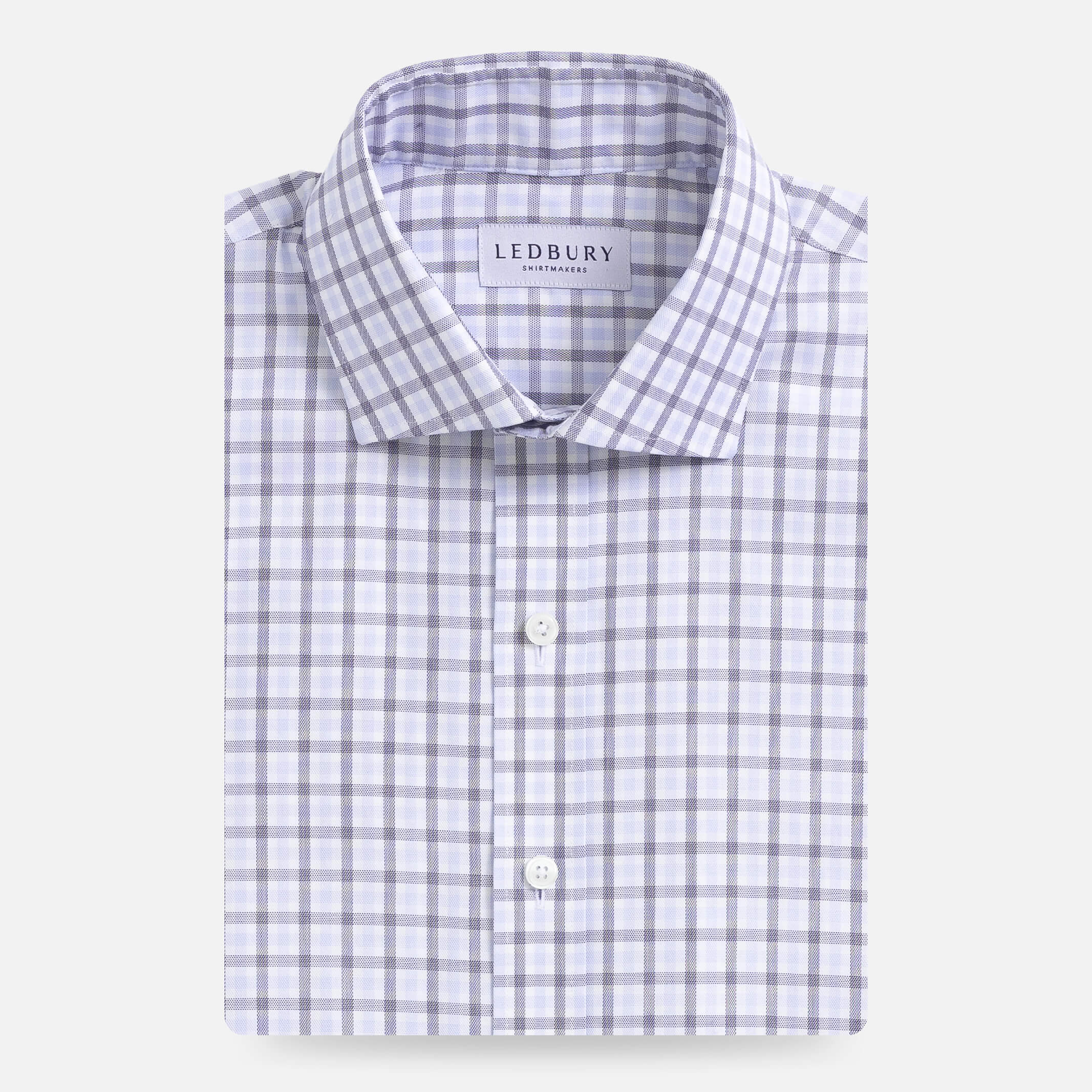 The Lilac Huxley Tattersall Custom Shirt Custom Dress Shirt- Ledbury