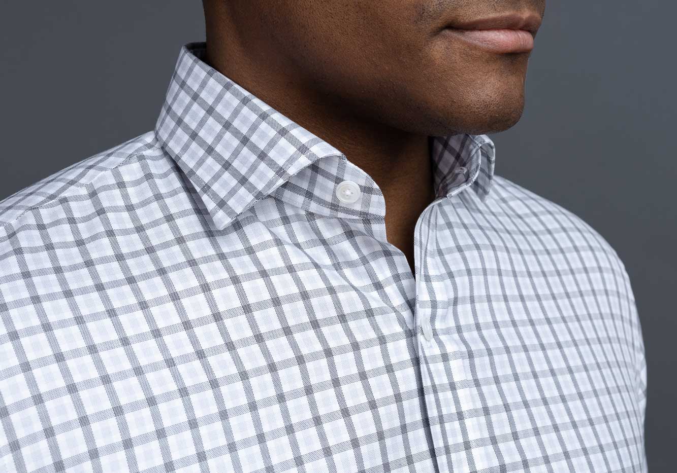 The Grey Huxley Tattersall Custom Shirt Custom Dress Shirt- Ledbury