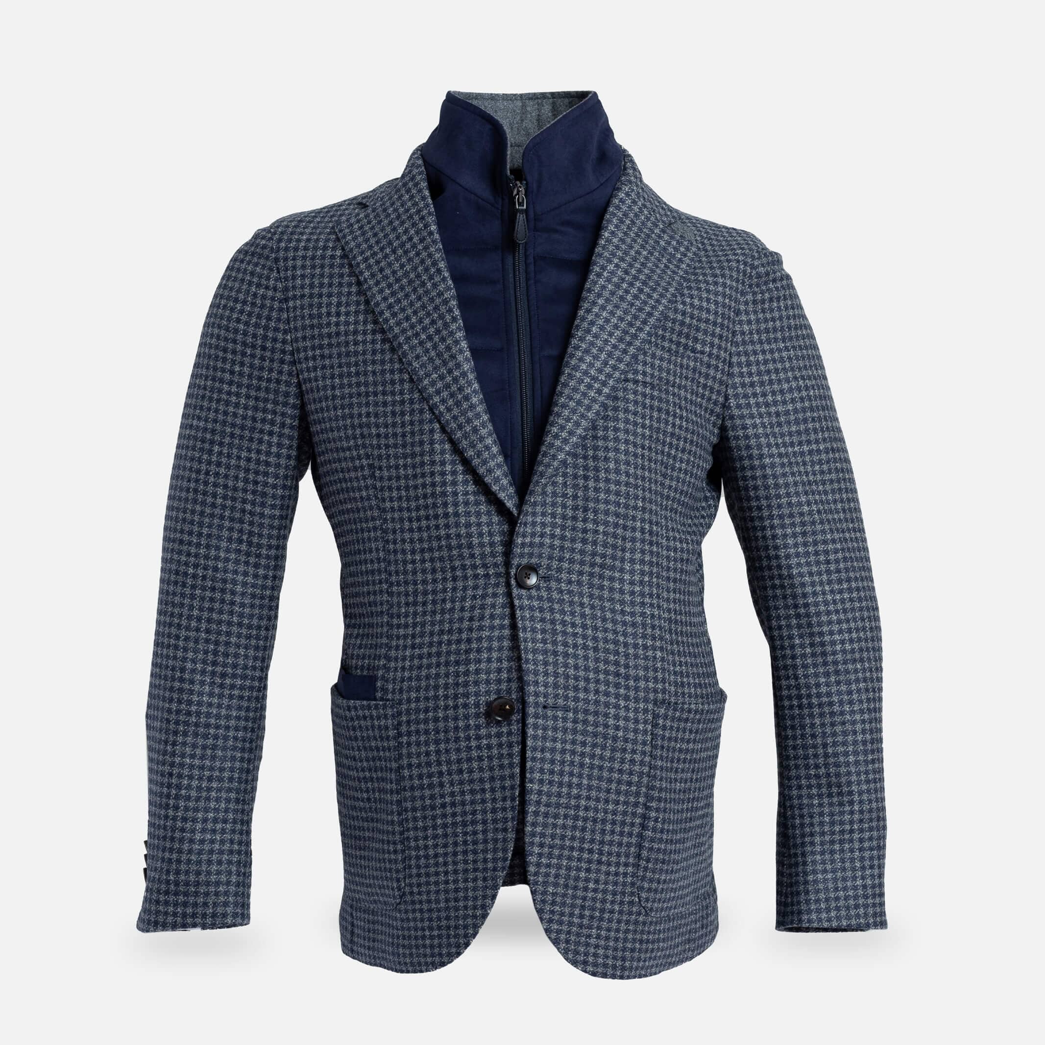 The Slate Navy Lawnwood Travel Jacket Sport Coat- Ledbury