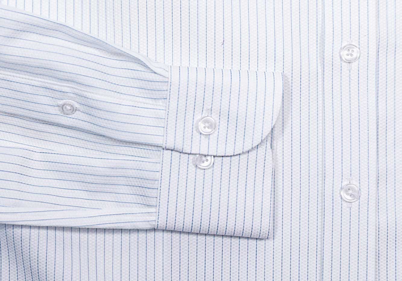 The Light Blue Lenox Sport Stripe Custom Shirt Custom Dress Shirt- Ledbury