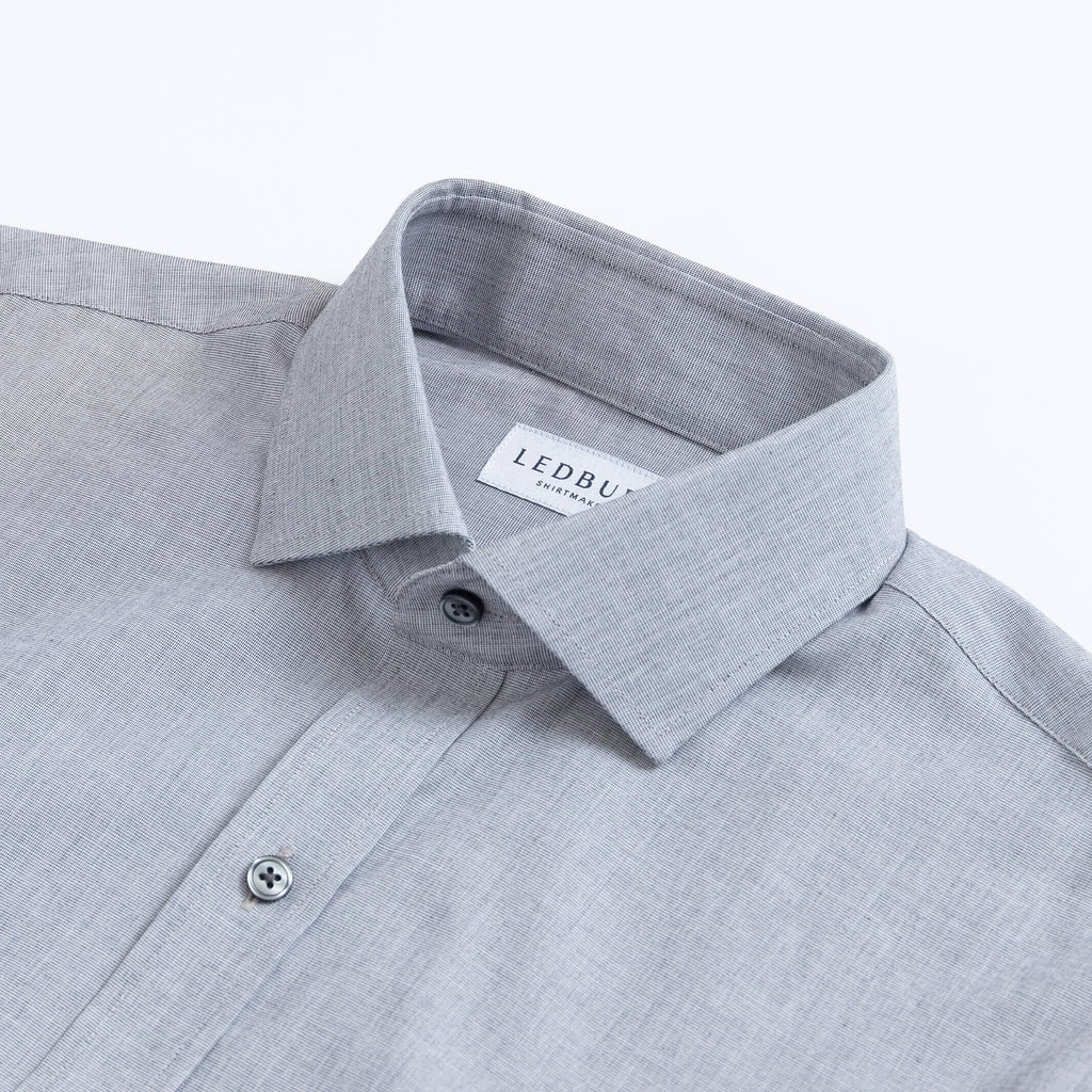The Light Grey Marne Custom Shirt Custom Dress Shirt- Ledbury