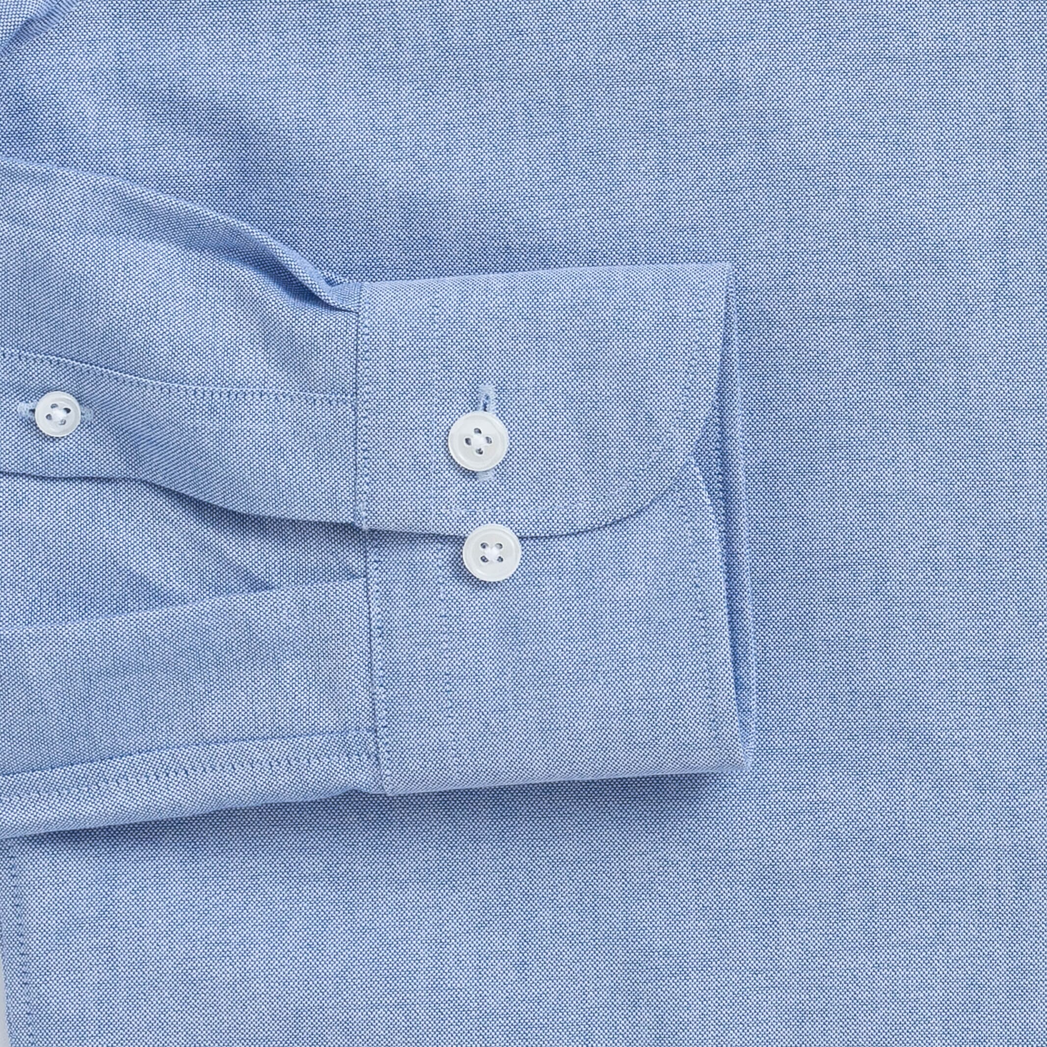 The Blue Mayfield Oxford Custom Shirt Custom Dress Shirt- Ledbury