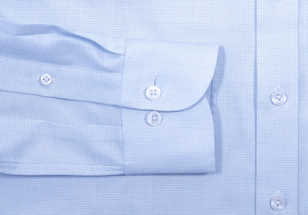 The Light Blue Pelton Royal Oxford Custom Shirt with Pocket Custom Shirt- Ledbury