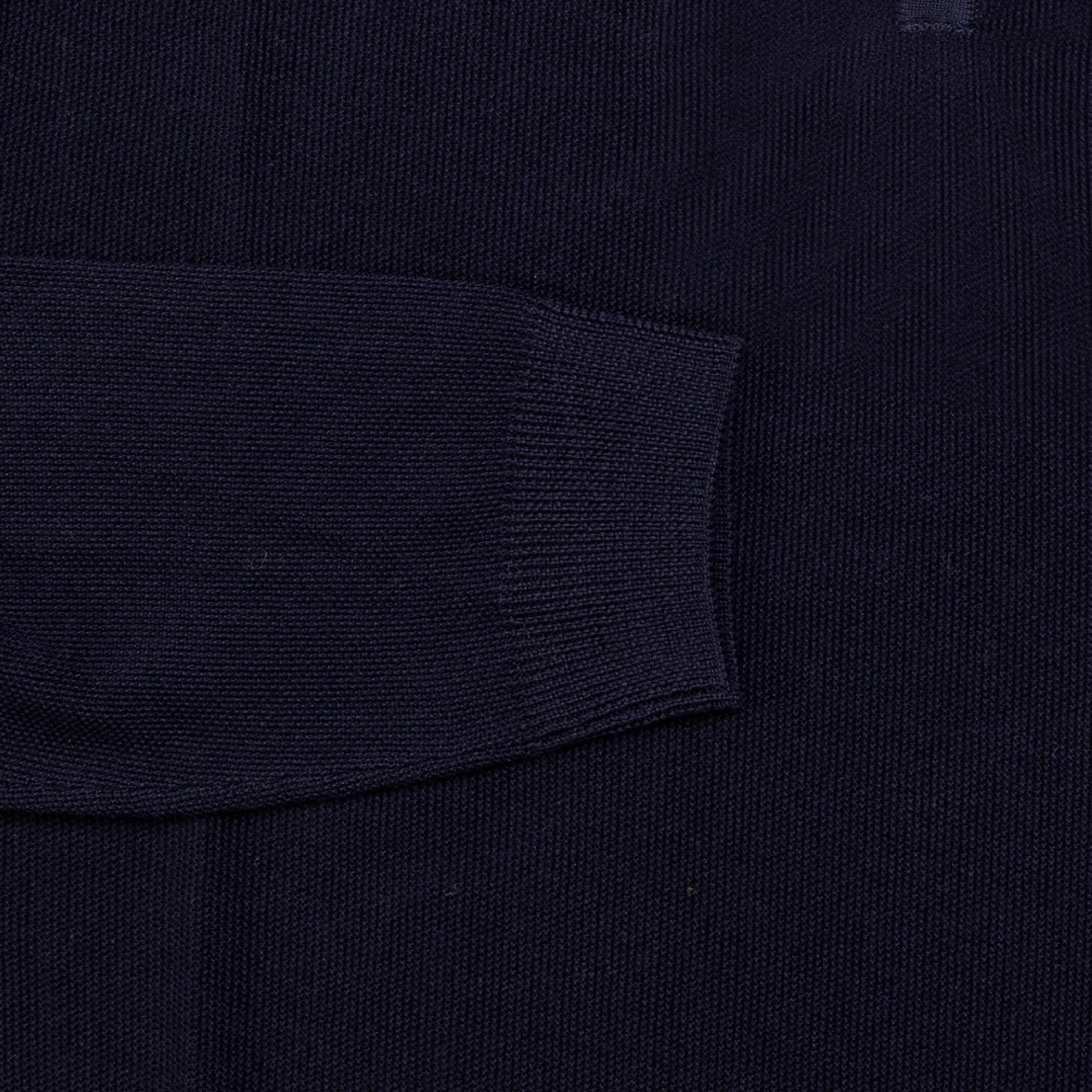 The Navy Reymond Mock Henley Sweater- Ledbury