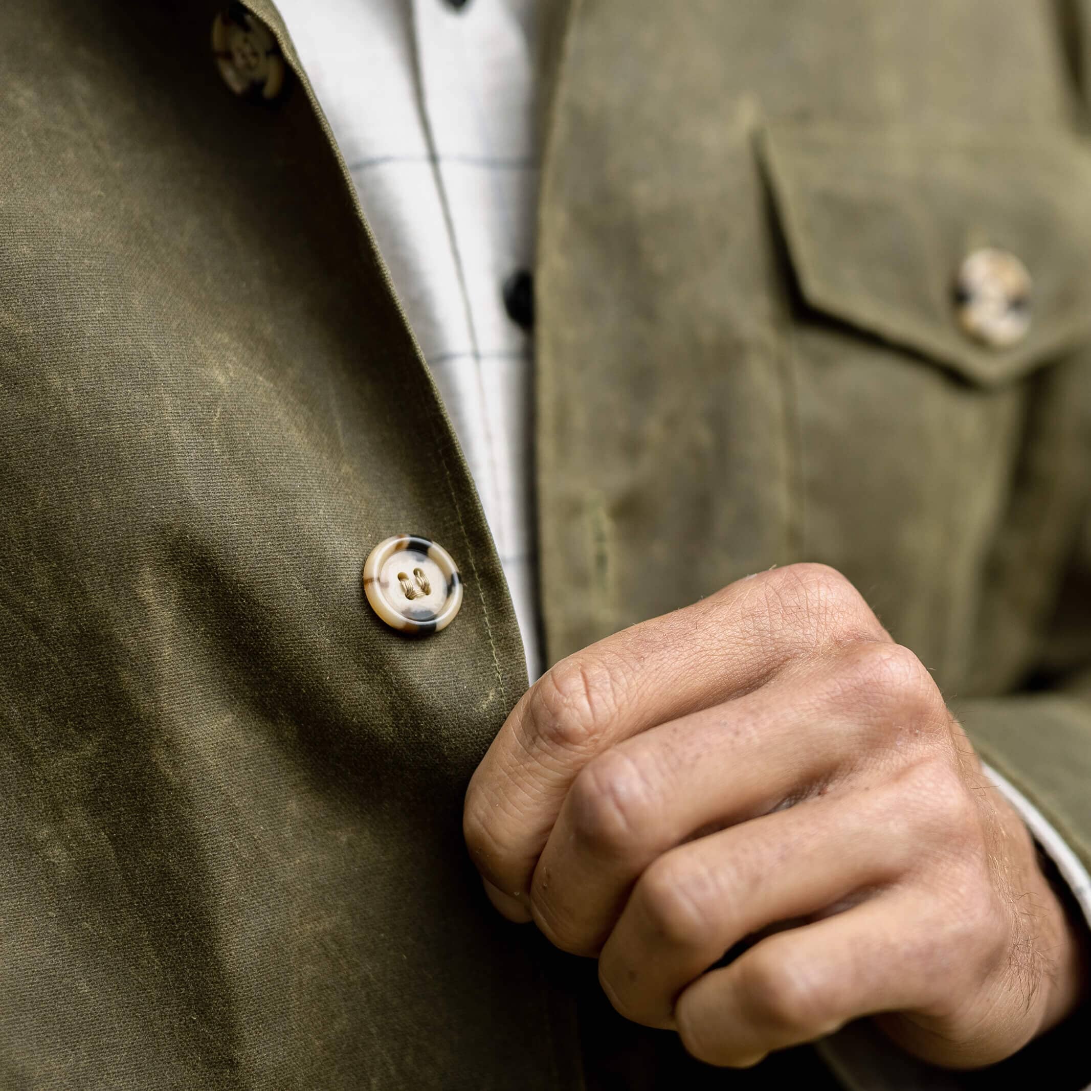 The Richmond Waxed Jacket Sport Coat- Ledbury