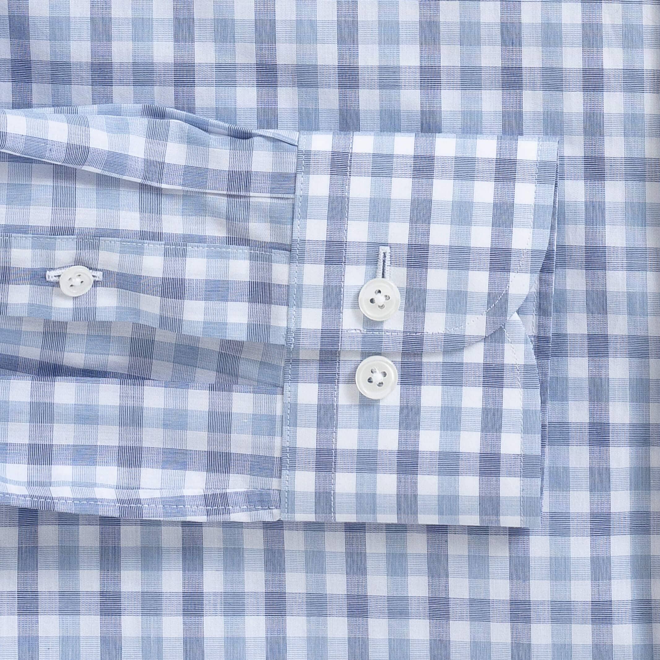 The Blue Rollins Plaid Custom Shirt Custom Dress Shirt- Ledbury