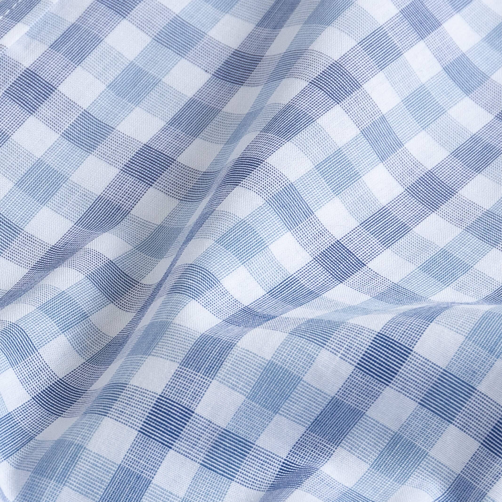 The Blue Rollins Plaid Custom Shirt Custom Dress Shirt- Ledbury