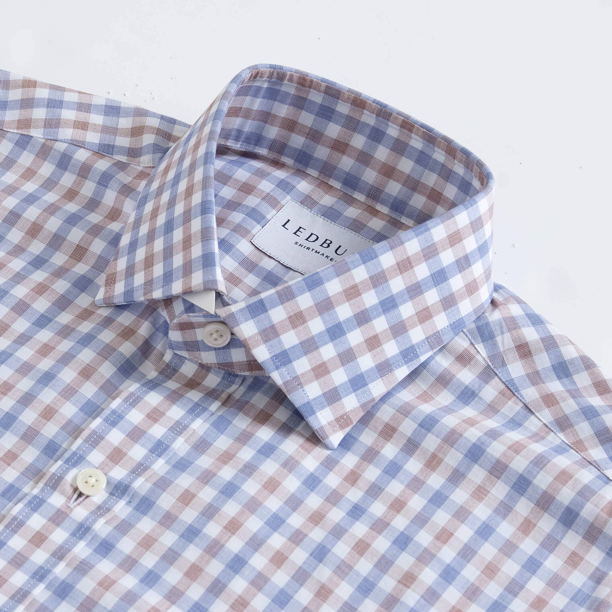 The Cedar Rollins Plaid Custom Shirt Custom Dress Shirt- Ledbury