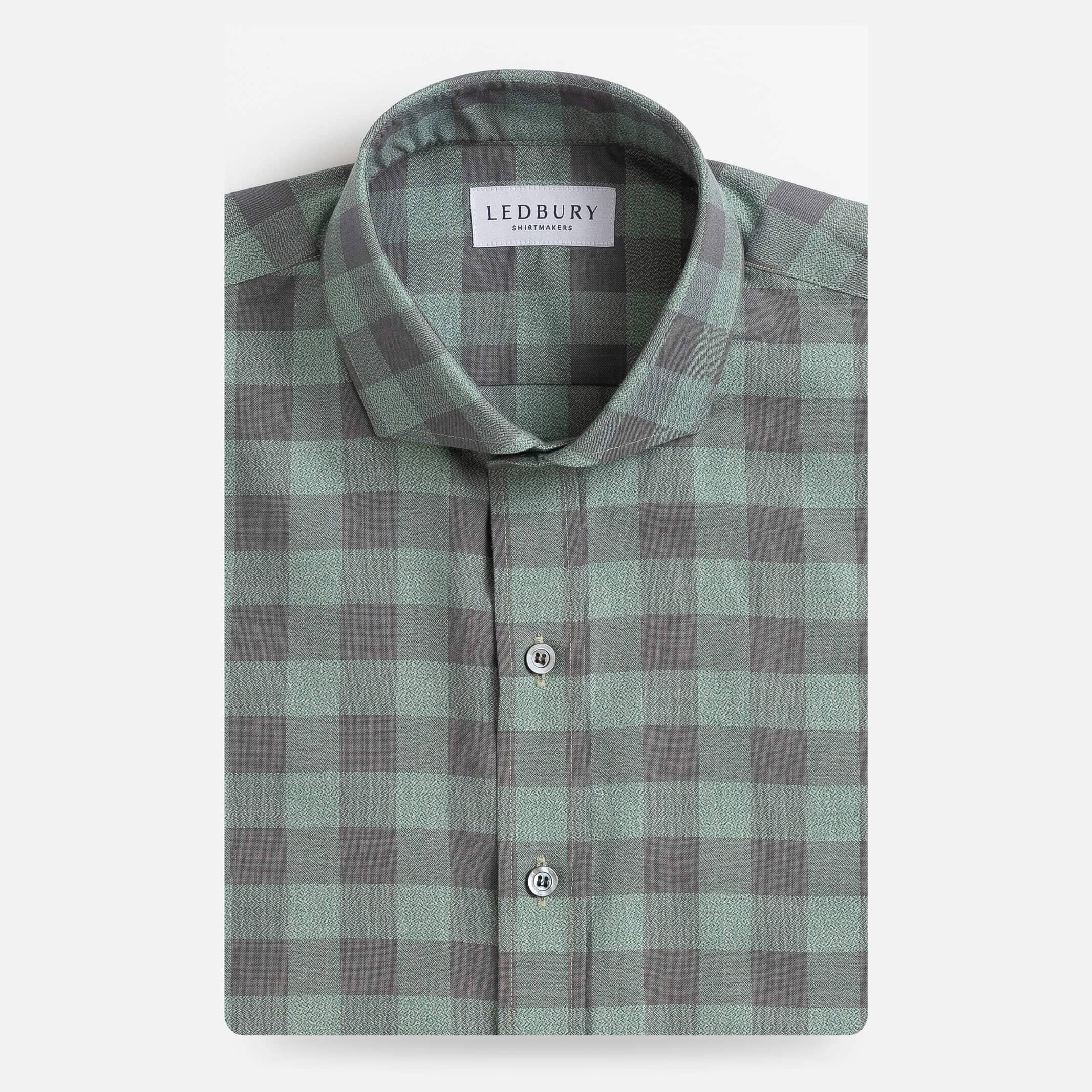 The Sage Roslyn Gingham Custom Shirt Custom Casual Shirt- Ledbury