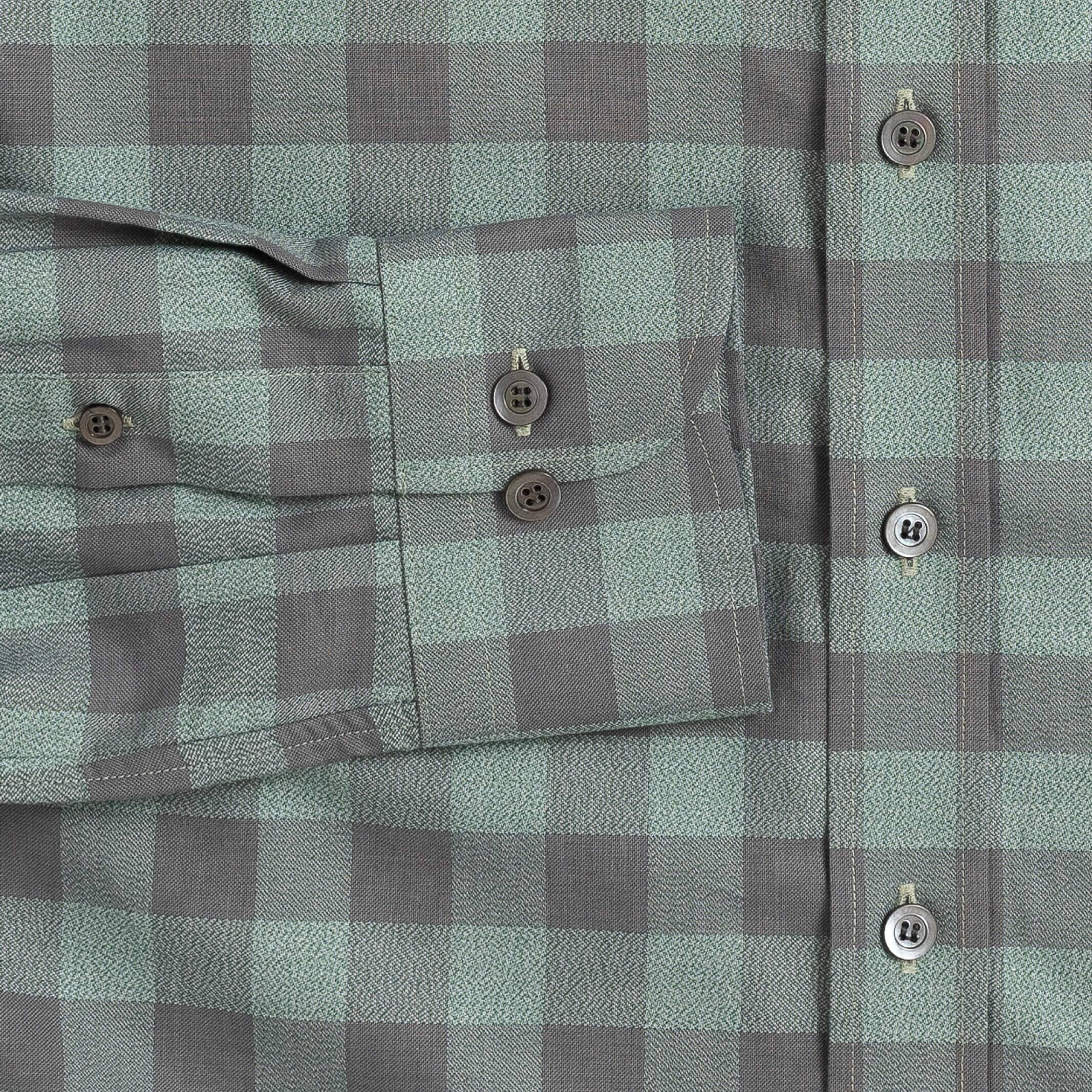The Sage Roslyn Gingham Custom Shirt Custom Casual Shirt- Ledbury