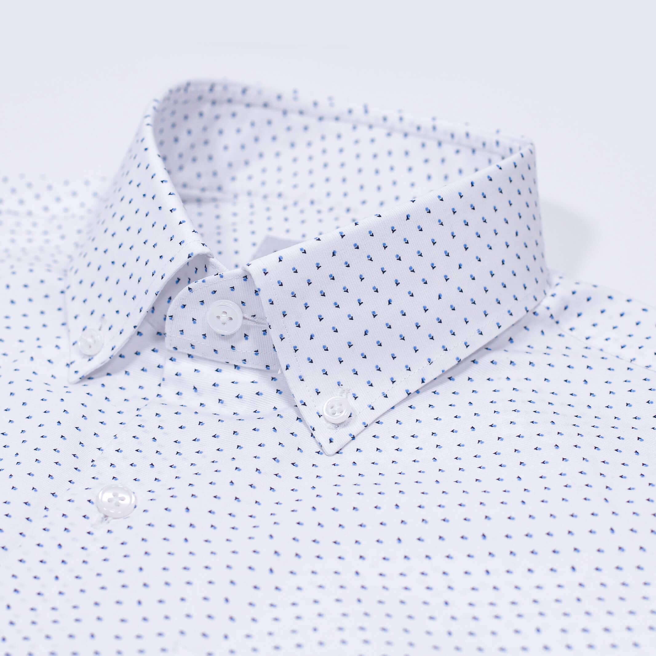 The White Short Sleeve Wick Print Custom Shirt Custom Short Sleeve Shirt- Ledbury