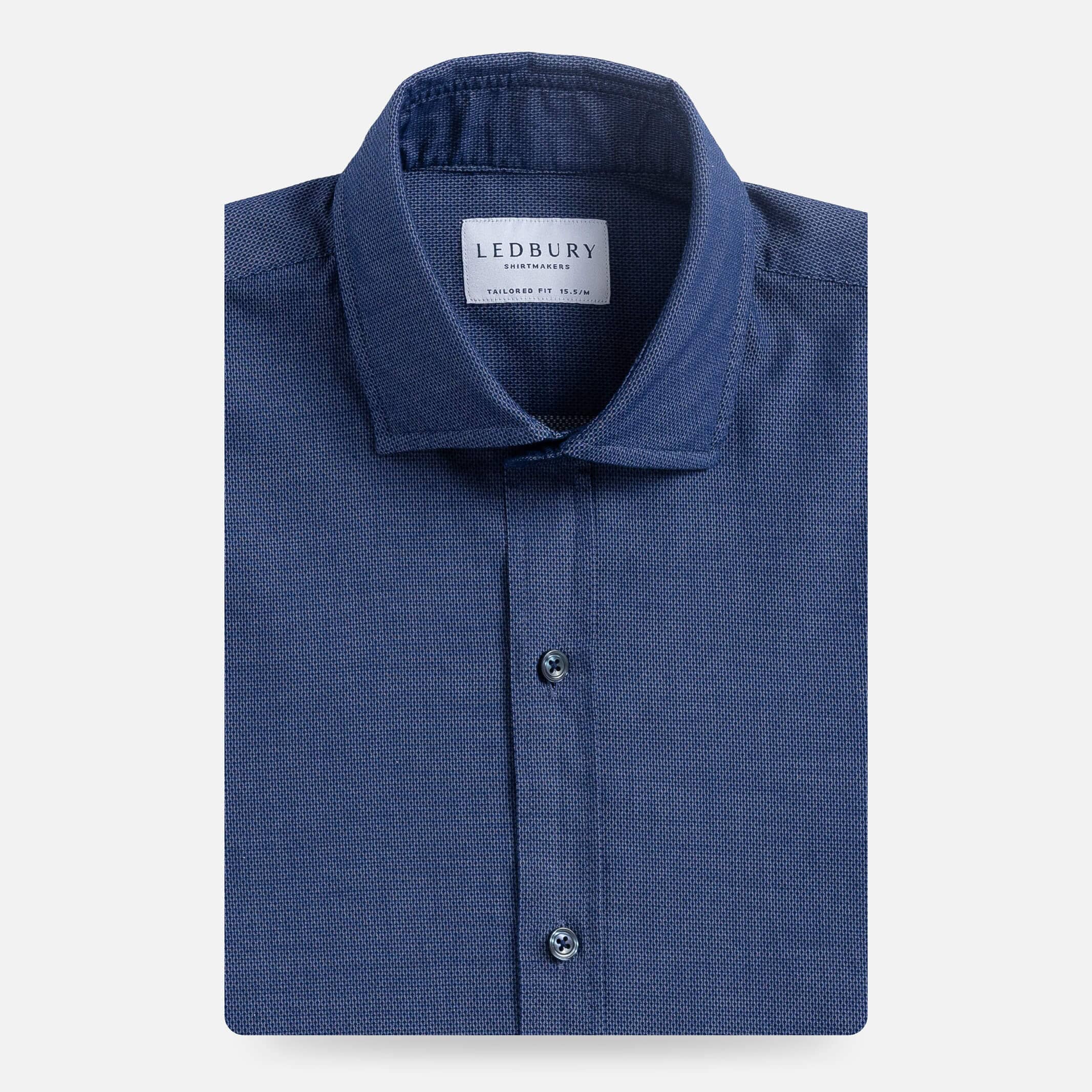The Navy Stovall Soft Shirt Dress Shirt- Ledbury