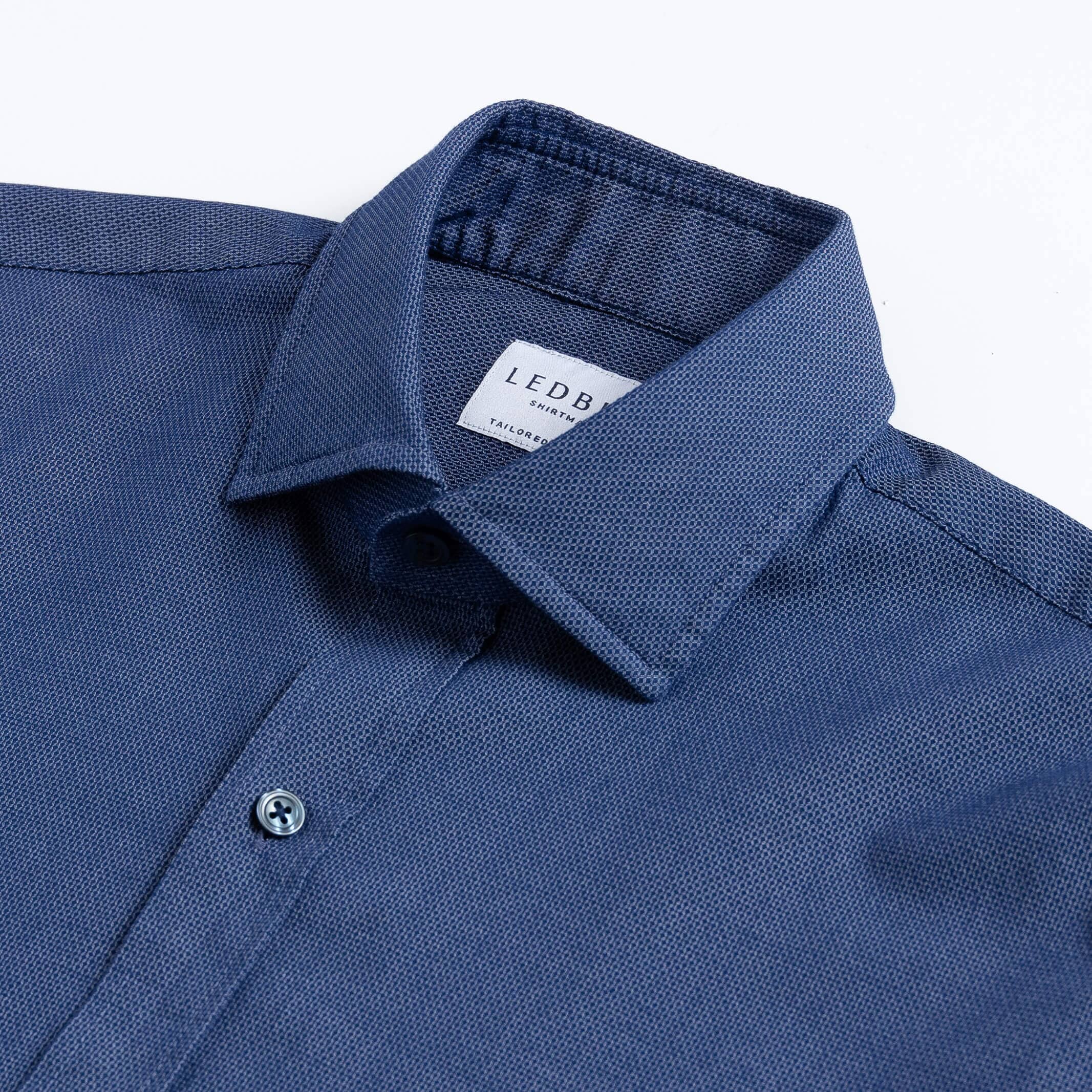 The Navy Stovall Soft Shirt Dress Shirt- Ledbury