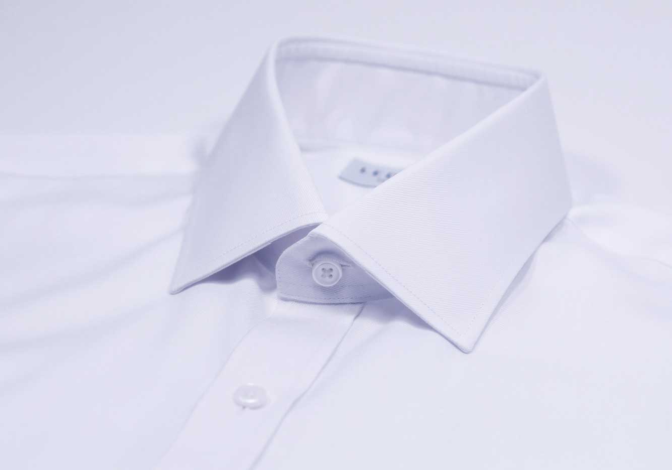 The White Sullivan Non Iron Fine Twill Custom Shirt Custom Dress Shirt- Ledbury