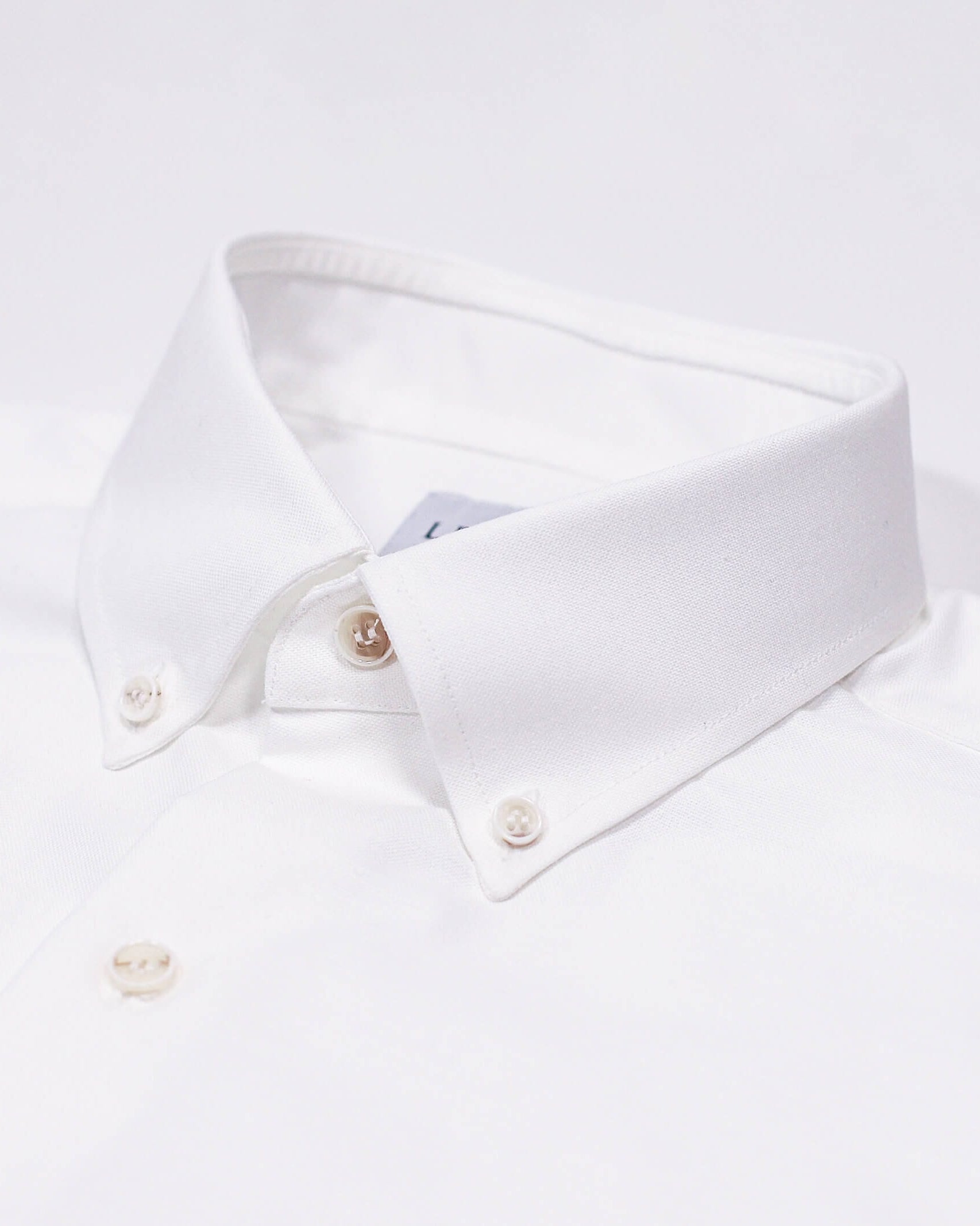 The White Short Sleeve Mayfield Oxford Custom Shirt Custom Short Sleeve Shirt- Ledbury