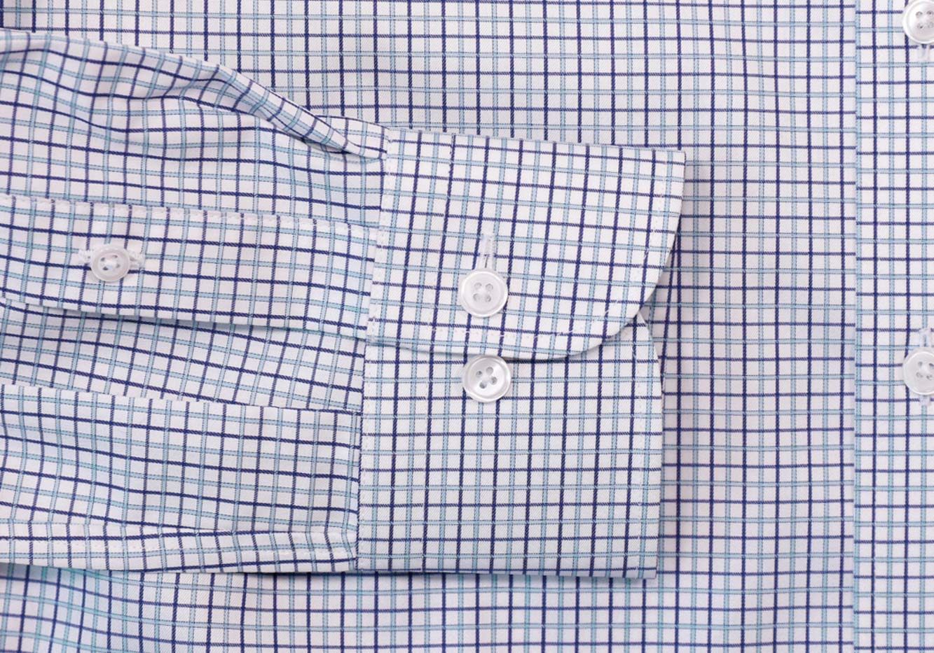 The Violet Wickham Tattersall Custom Shirt Custom Dress Shirt- Ledbury