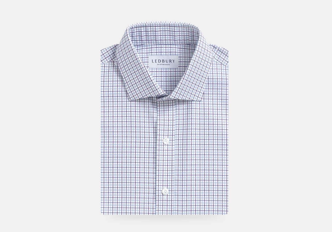 The Violet Wickham Tattersall Custom Shirt Custom Dress Shirt- Ledbury