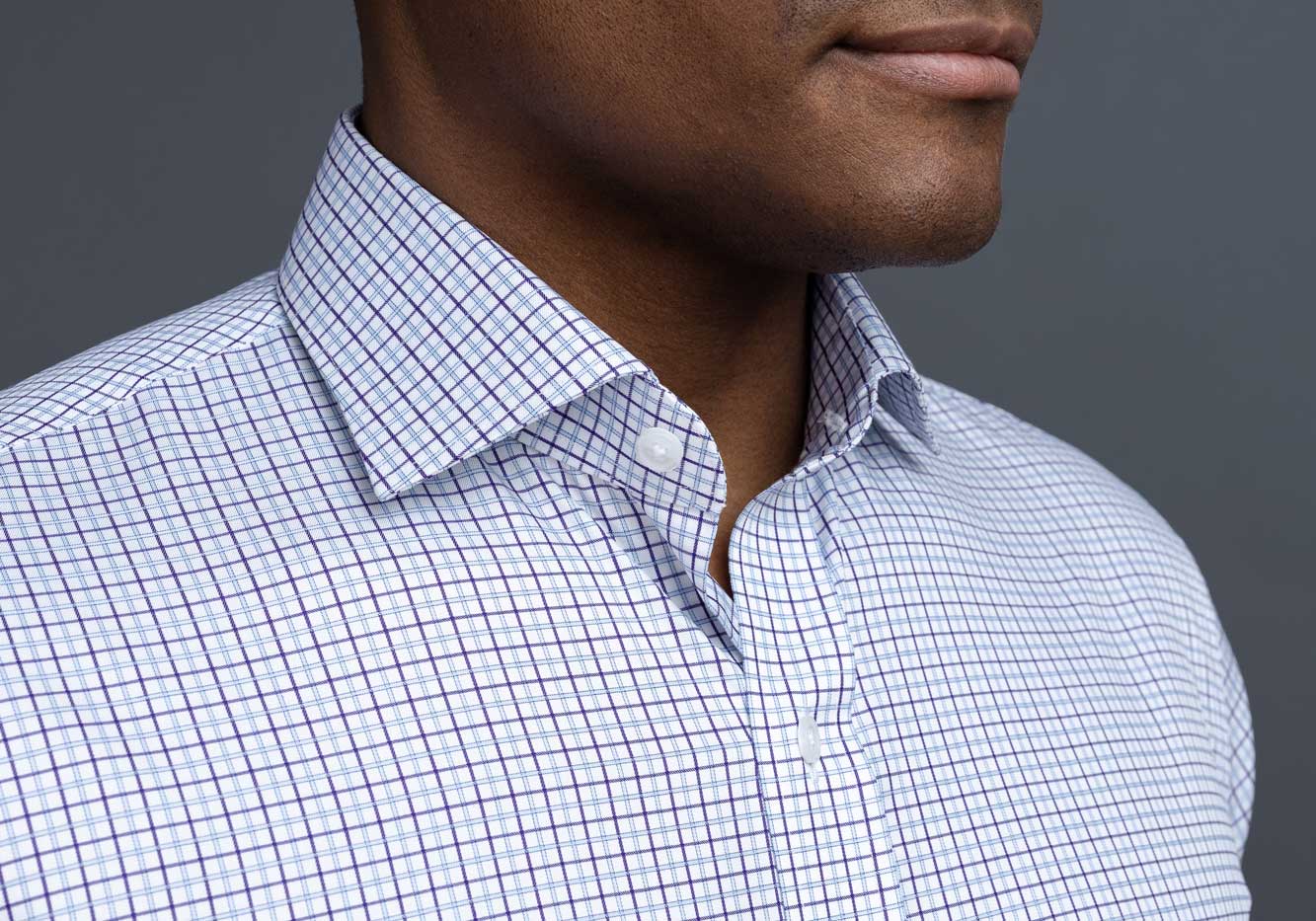 The Violet Wickham Tattersall Custom Shirt Custom Dress Shirt- Ledbury