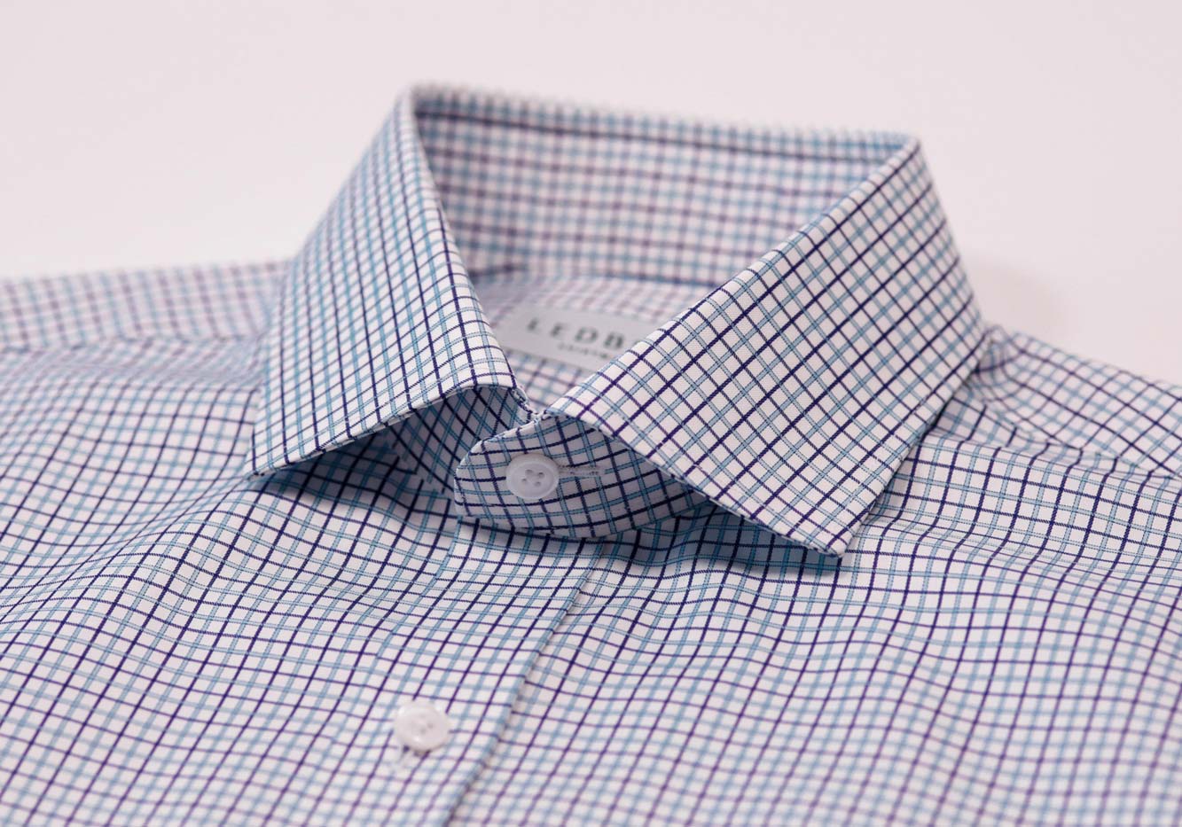 The Violet Wickham Tattersall Custom Shirt Custom Dress Shirt- Ledbury