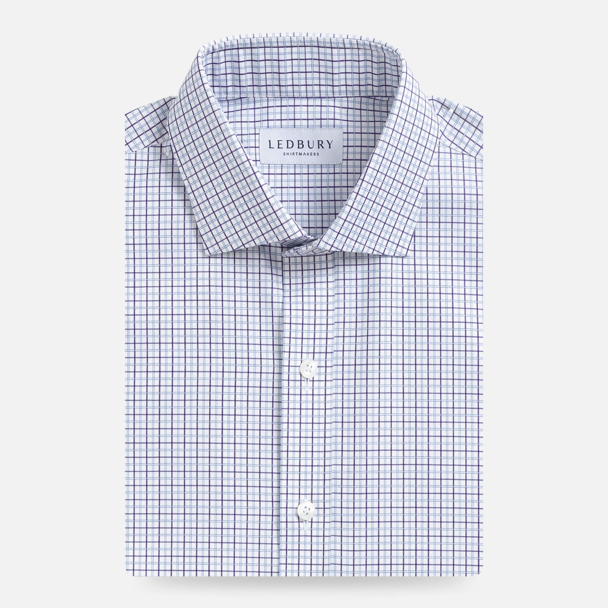 The Violet Wickham Tattersall Custom Shirt Custom Dress Shirt- Ledbury