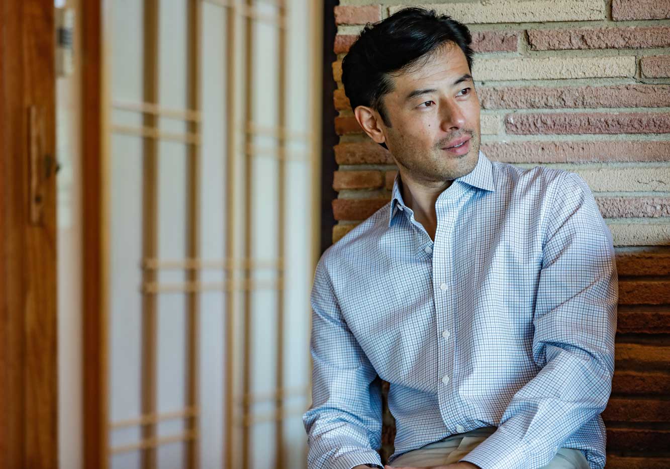 The Olive Wickham Tattersall Custom Shirt Custom Dress Shirt- Ledbury