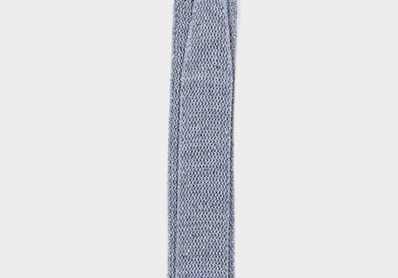 The Light Blue Wilshire Knit Tie Tie- Ledbury