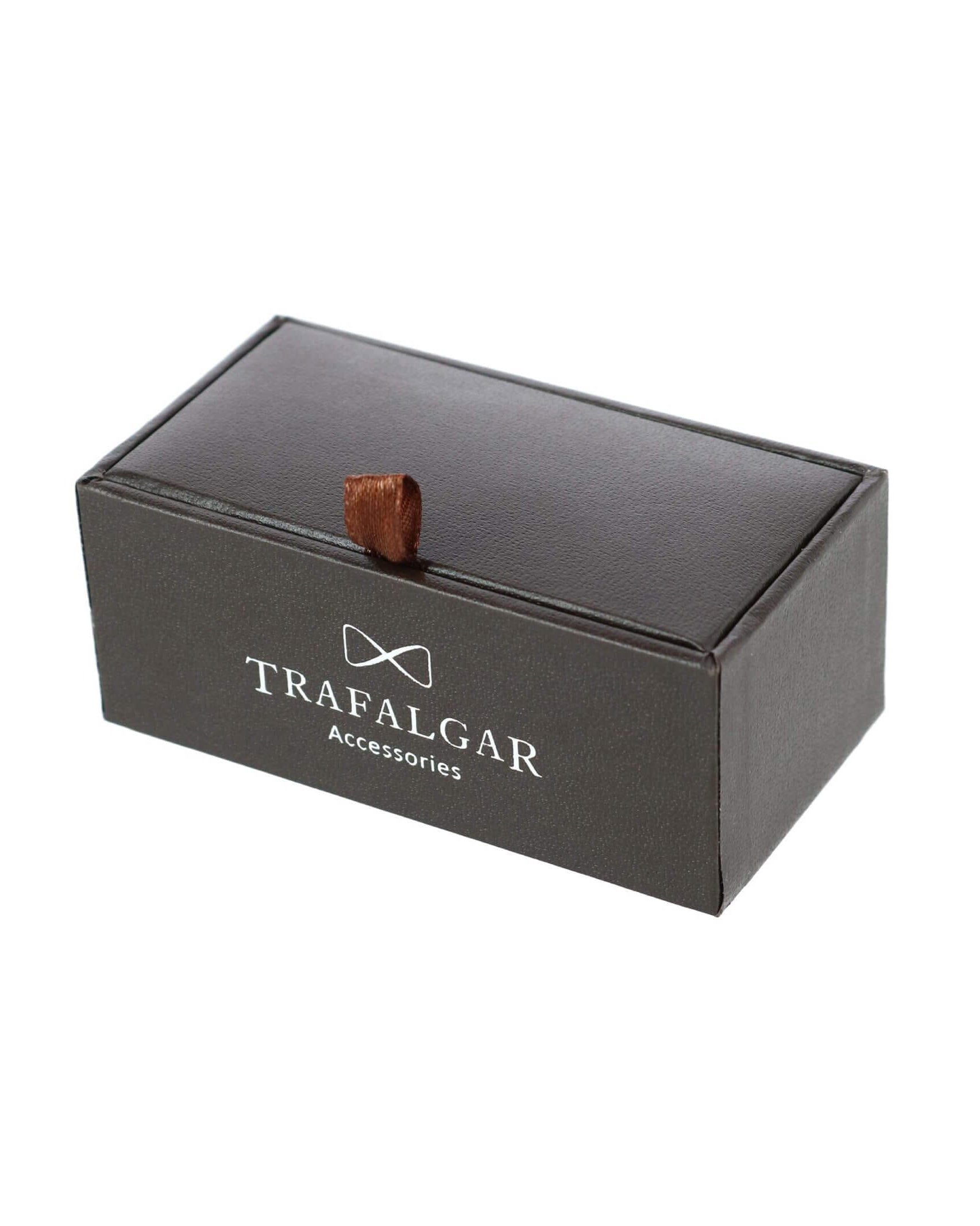 Trafalgar Sutton Genuine Onyx Tuxedo 4 Piece Stud Set Cufflinks- Ledbury