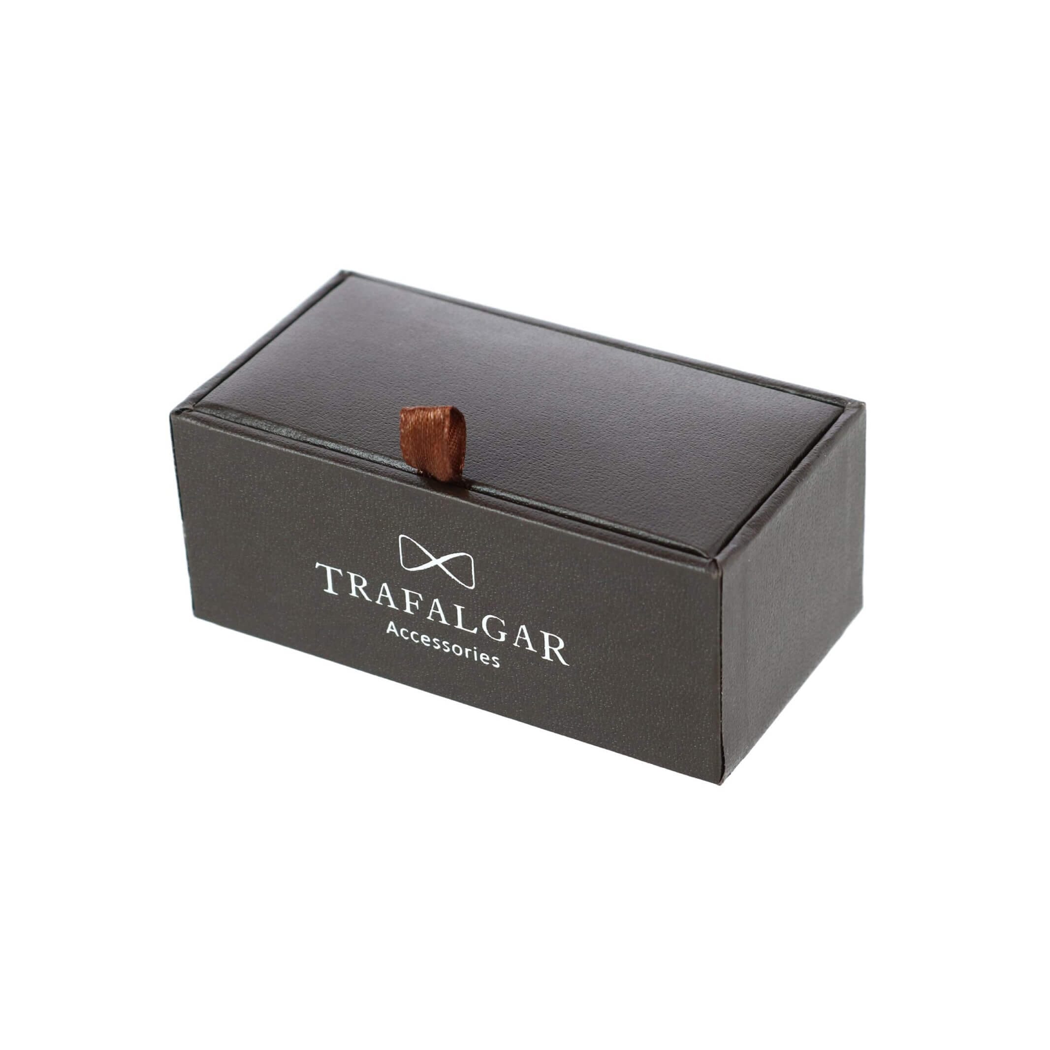 Trafalgar Sutton Genuine Onyx Stud & Cufflinks Formal Set Studs- Ledbury