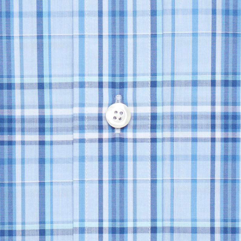 The Light Blue Vaughan Plaid Casual Shirt Casual Shirt- Ledbury