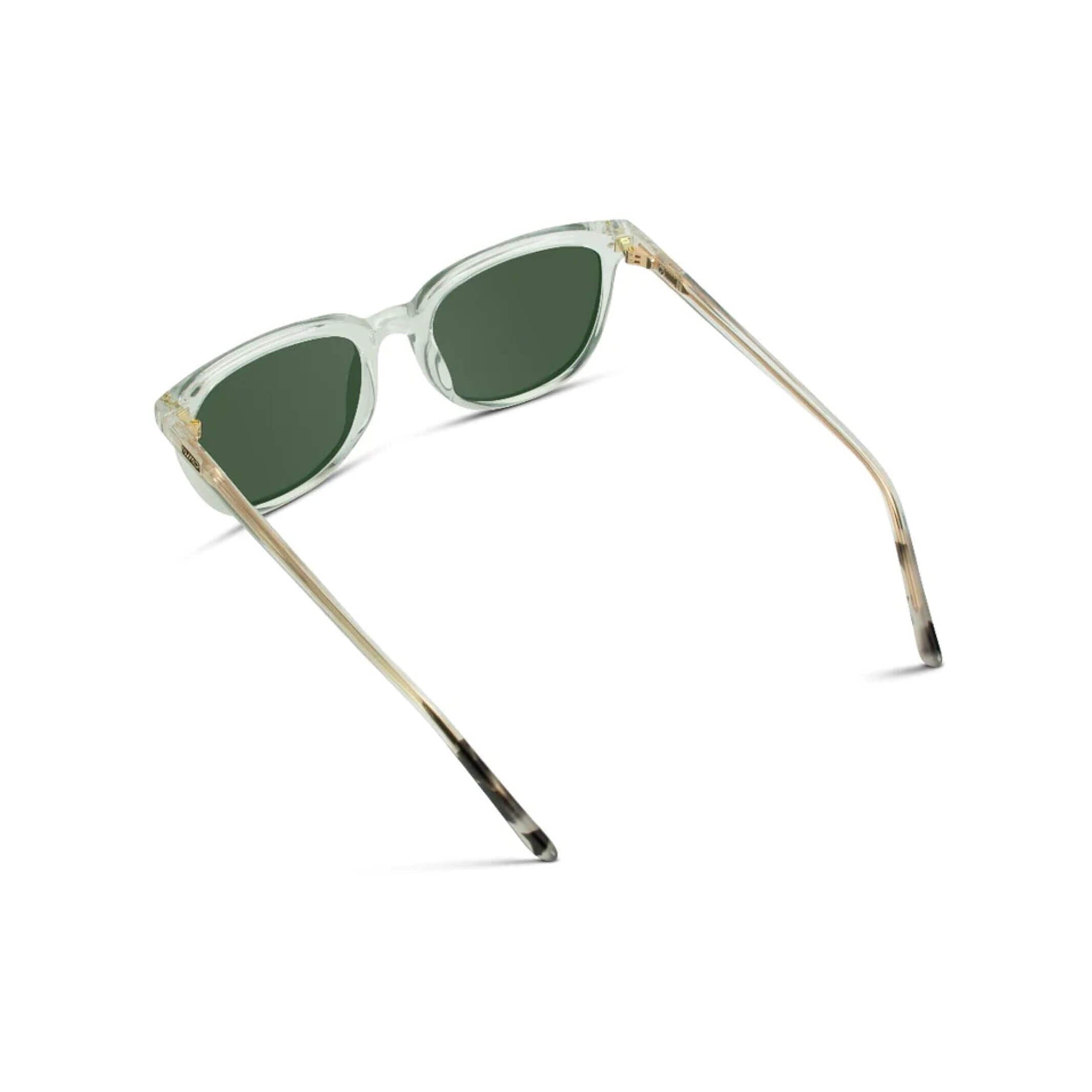 WMP Glossy Clear Abner Square Sunglasses Sunglasses- Ledbury