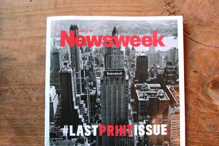 Newsweek, #TheEndOfAnEra