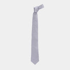 Lavender floral silk tie styled with a dress shirt — Ledbury Moretti