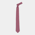Ledbury Red Acardi Silk Tie detail – Made in Italy, 58 inches long