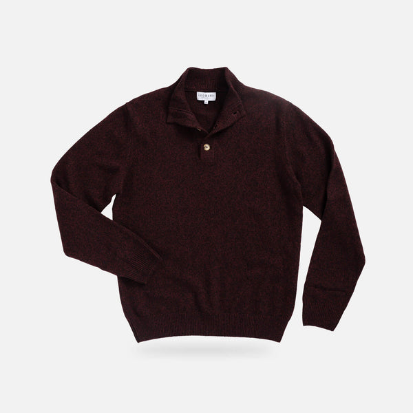 MARON ハイネック長袖セーター46 1S15A6-306-The-Dark-Burgundy-