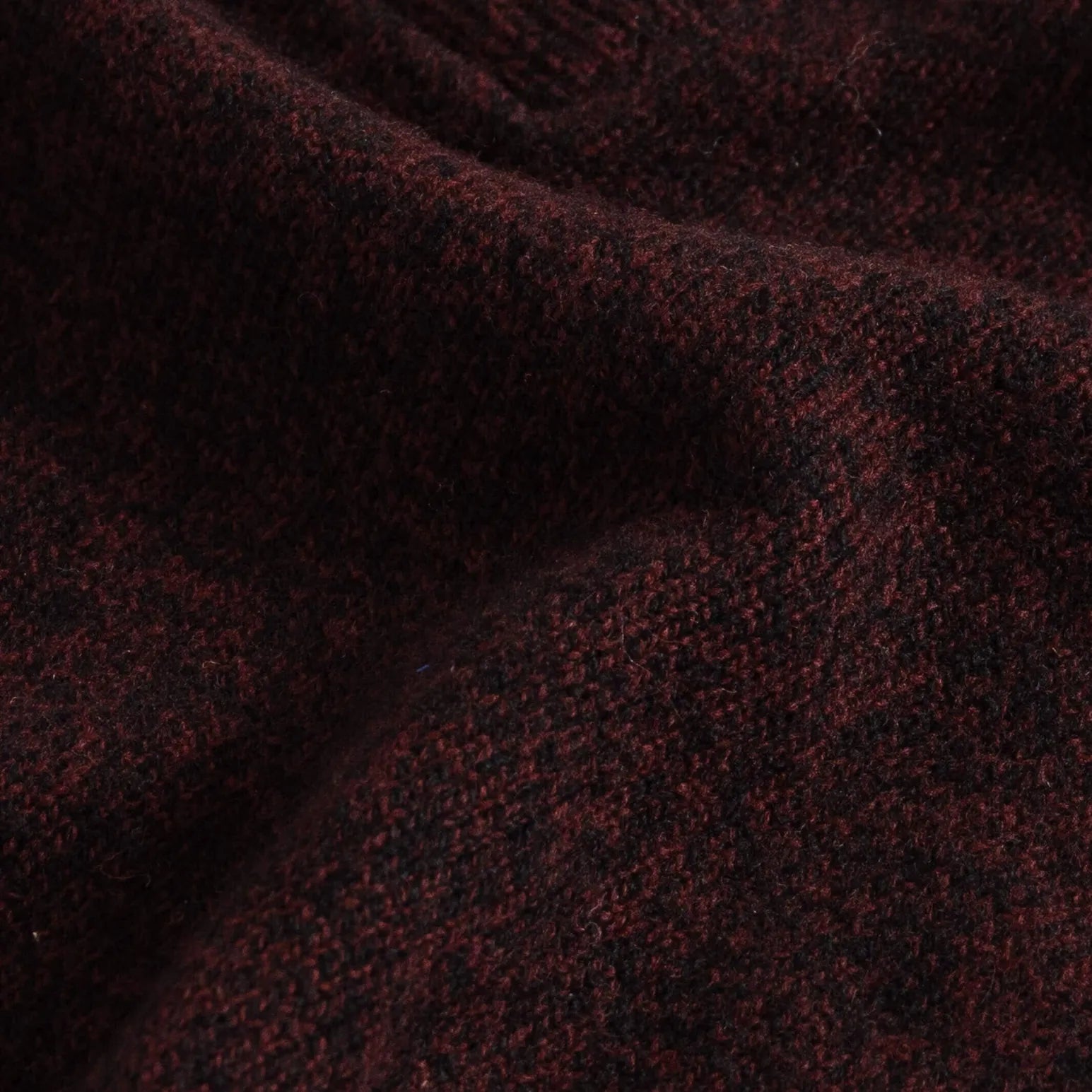 The Dark Burgundy Brewer Mock Neck Sweater Sweater- Ledbury