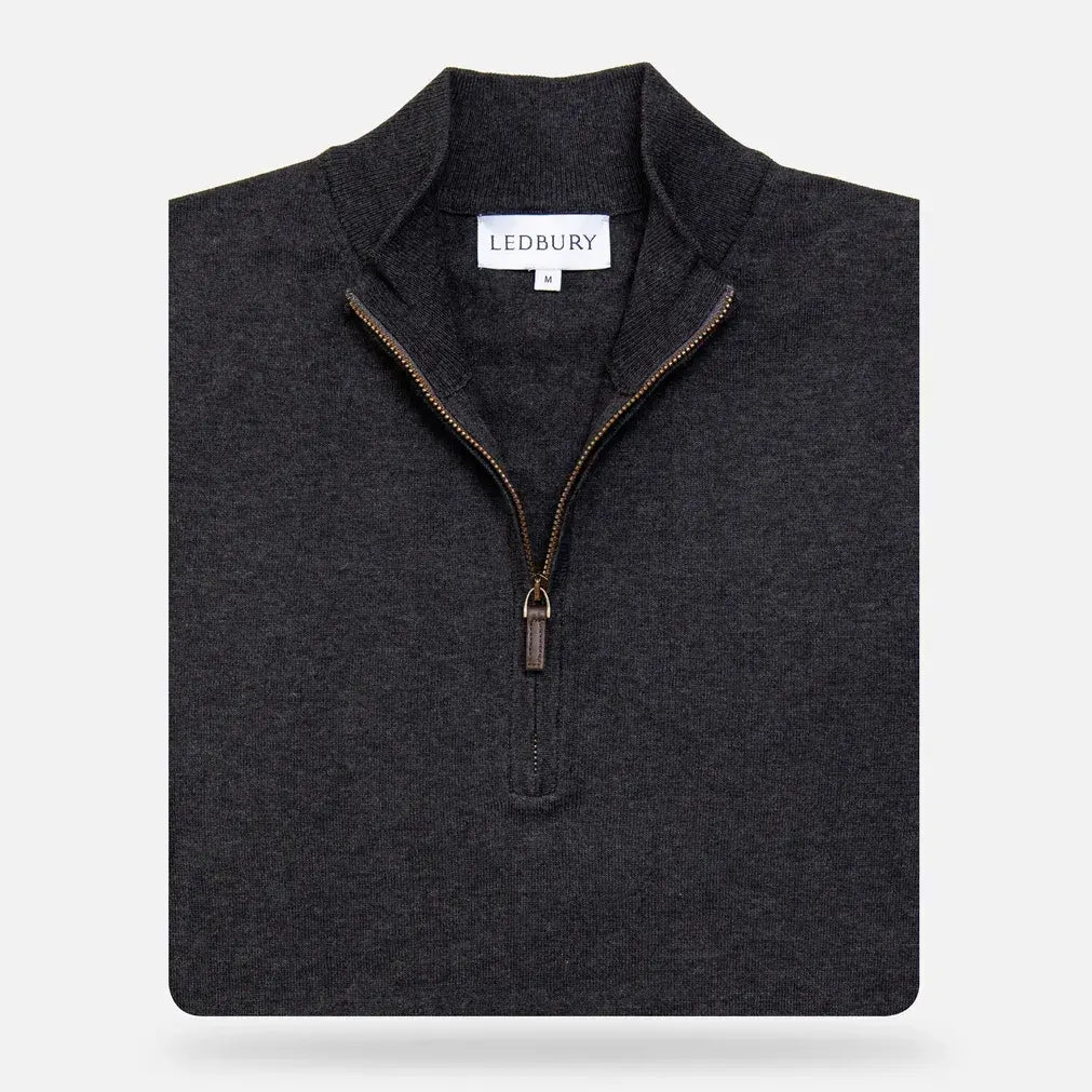 The Charcoal Heather Easterley Pullover Sweater Sweater- Ledbury