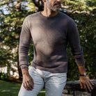 The Brown Walden Thermal Crew Sweater Sweater- Ledbury