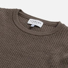 The Brown Walden Thermal Crew Sweater Sweater- Ledbury