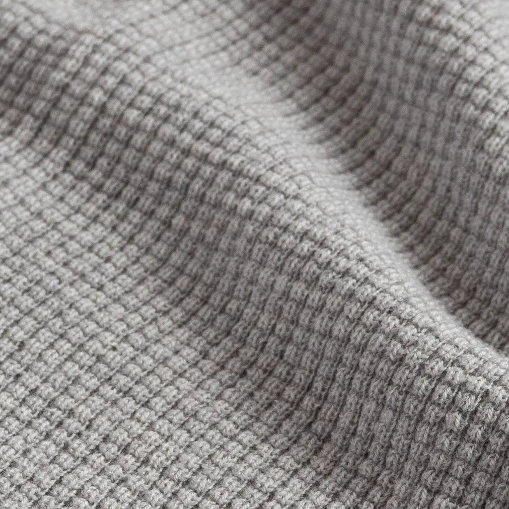The Light Grey Heather Walden Thermal Crew Sweater Sweater- Ledbury