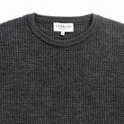The Dark Grey Walden Thermal Crew Sweater Sweater- Ledbury
